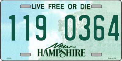 NH license plate 1190364