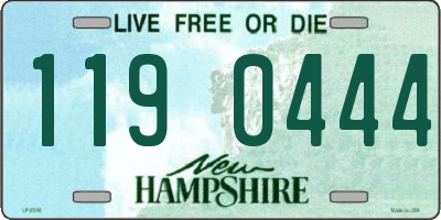 NH license plate 1190444