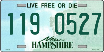 NH license plate 1190527