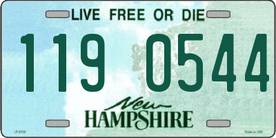 NH license plate 1190544