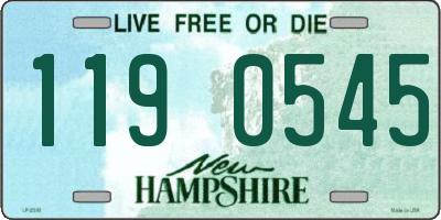 NH license plate 1190545