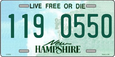 NH license plate 1190550