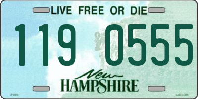 NH license plate 1190555