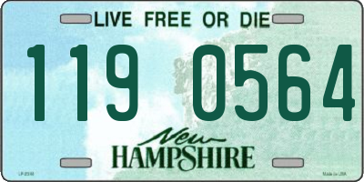 NH license plate 1190564