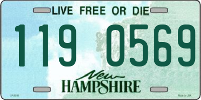 NH license plate 1190569
