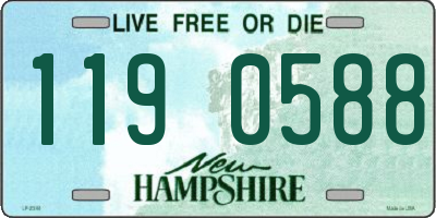 NH license plate 1190588