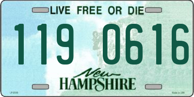 NH license plate 1190616