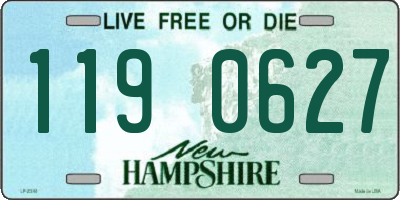 NH license plate 1190627