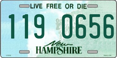 NH license plate 1190656