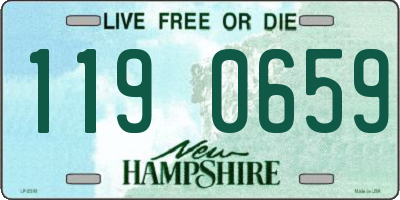 NH license plate 1190659
