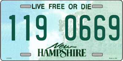 NH license plate 1190669