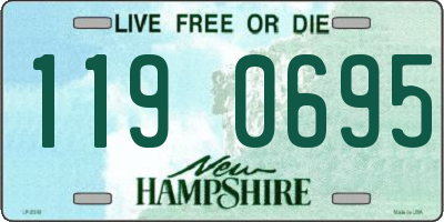 NH license plate 1190695