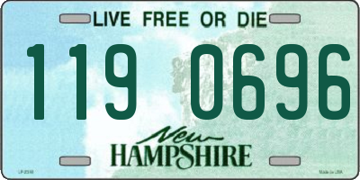 NH license plate 1190696