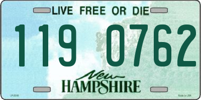 NH license plate 1190762