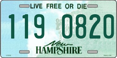 NH license plate 1190820