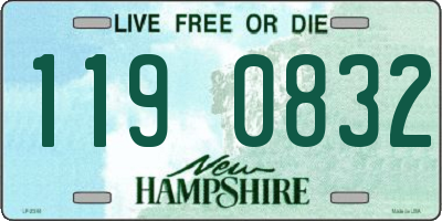 NH license plate 1190832