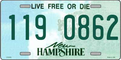 NH license plate 1190862