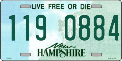 NH license plate 1190884