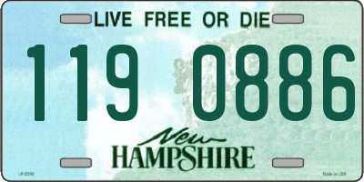 NH license plate 1190886