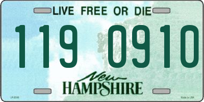 NH license plate 1190910