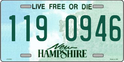 NH license plate 1190946