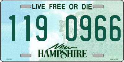 NH license plate 1190966