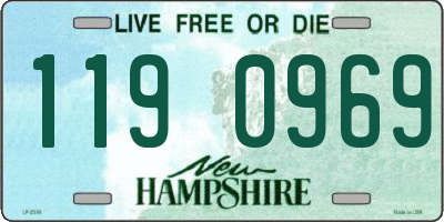 NH license plate 1190969