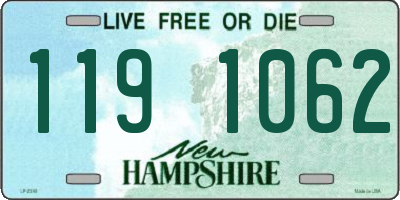NH license plate 1191062