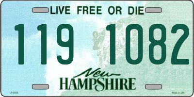 NH license plate 1191082