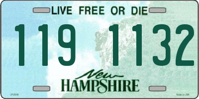 NH license plate 1191132