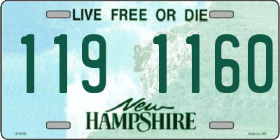 NH license plate 1191160