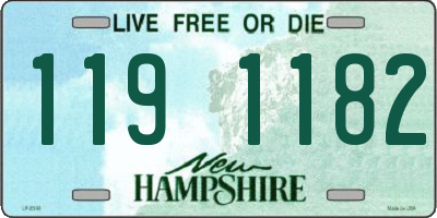 NH license plate 1191182