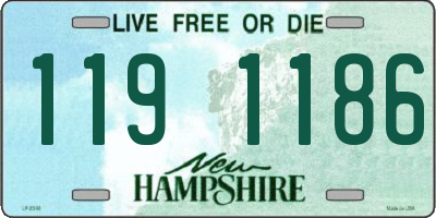 NH license plate 1191186