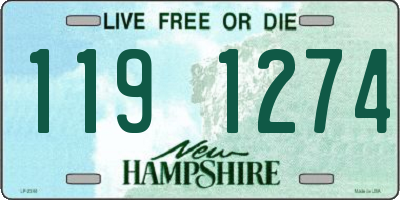 NH license plate 1191274