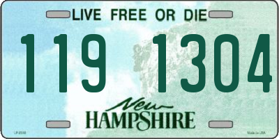 NH license plate 1191304