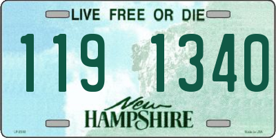 NH license plate 1191340