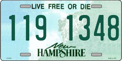 NH license plate 1191348