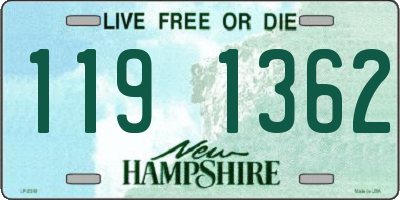 NH license plate 1191362