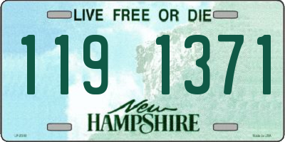 NH license plate 1191371