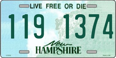 NH license plate 1191374