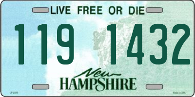 NH license plate 1191432