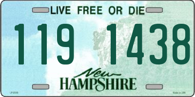 NH license plate 1191438