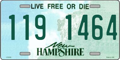 NH license plate 1191464