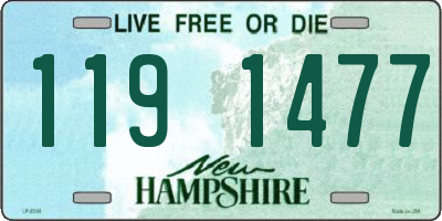 NH license plate 1191477