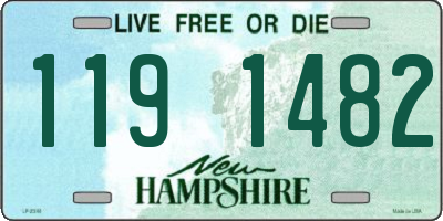 NH license plate 1191482