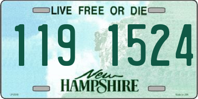 NH license plate 1191524