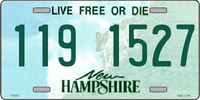 NH license plate 1191527