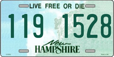 NH license plate 1191528