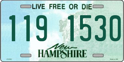 NH license plate 1191530