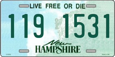NH license plate 1191531